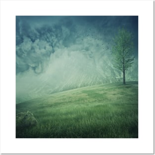 cold freshness mountains Posters and Art